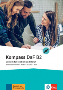 Kompass DaF B2Medienpaket (4 Audio-CDs + 1 DVD)